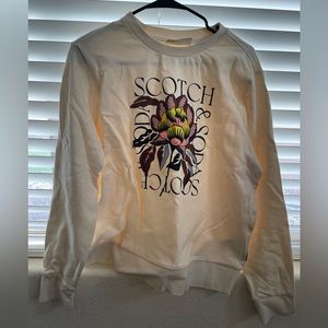 New Scotch & Soda women flower hoodie / Size L